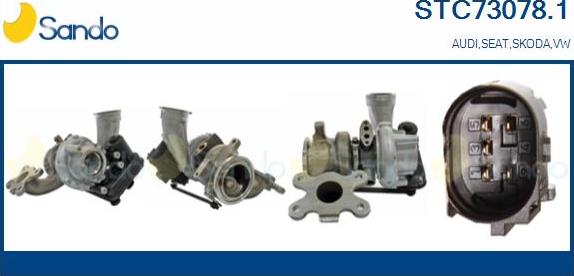 Sando STC73078.1 - Turbocompresseur, suralimentation droxauto.com