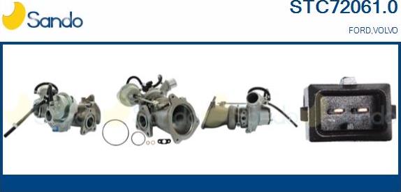 Sando STC72061.0 - Turbocompresseur, suralimentation droxauto.com