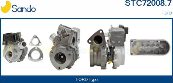 Sando STC72008.7 - Turbocompresseur, suralimentation droxauto.com