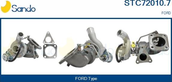 Sando STC72010.7 - Turbocompresseur, suralimentation droxauto.com