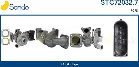 Sando STC72032.7 - Turbocompresseur, suralimentation droxauto.com