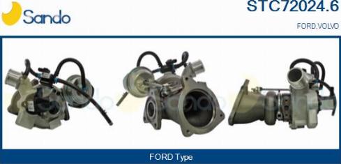 Sando STC72024.6 - Turbocompresseur, suralimentation droxauto.com