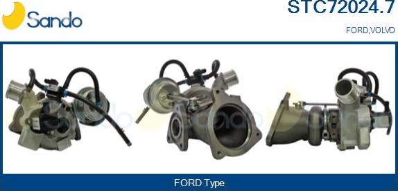 Sando STC72024.7 - Turbocompresseur, suralimentation droxauto.com
