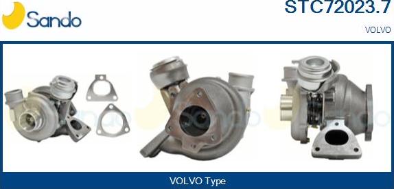Sando STC72023.7 - Turbocompresseur, suralimentation droxauto.com
