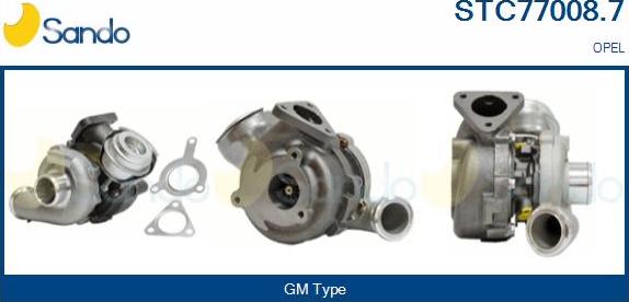 Sando STC77008.7 - Turbocompresseur, suralimentation droxauto.com