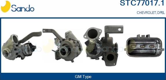 Sando STC77017.1 - Turbocompresseur, suralimentation droxauto.com