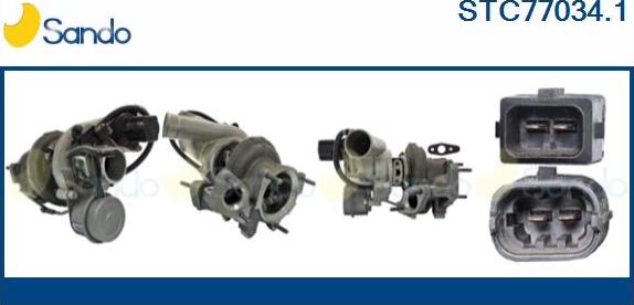 Sando STC77034.1 - Turbocompresseur, suralimentation droxauto.com