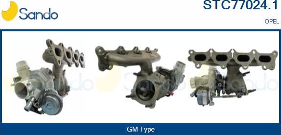 Sando STC77024.1 - Turbocompresseur, suralimentation droxauto.com