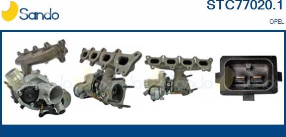 Sando STC77020.1 - Turbocompresseur, suralimentation droxauto.com