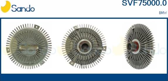 Sando SVF75000.0 - Embrayage, ventilateur de radiateur droxauto.com