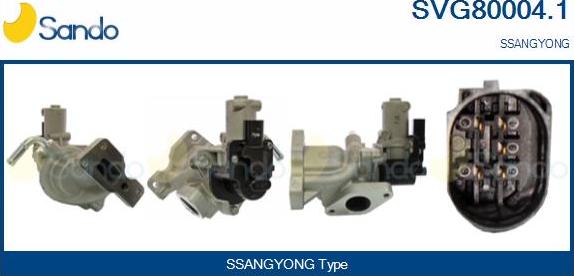Sando SVG80004.1 - Vanne EGR droxauto.com