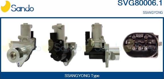 Sando SVG80006.1 - Vanne EGR droxauto.com
