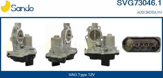 Sando SVG73046.1 - Vanne EGR droxauto.com