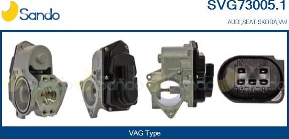 Sando SVG73005.1 - Vanne EGR droxauto.com