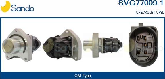 Sando SVG77009.1 - Vanne EGR droxauto.com