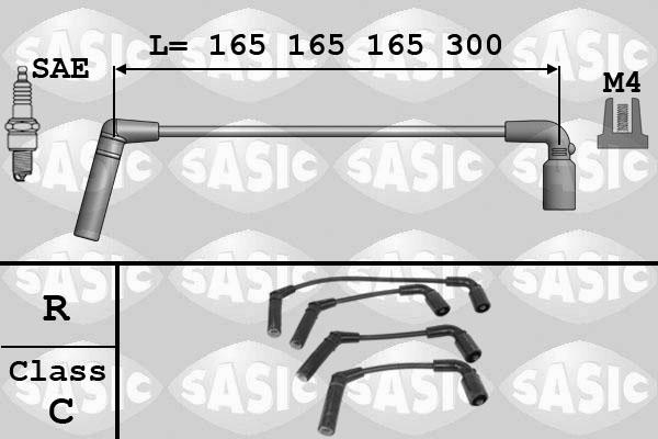 Sasic 9286055 - Kit de câbles d'allumage droxauto.com