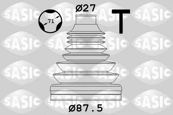 Sasic 1906131 - Joint-soufflet, arbre de commande droxauto.com