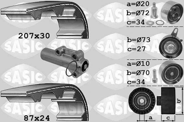 Sasic 1756048 - Kit de distribution droxauto.com
