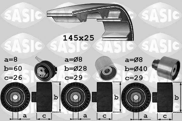Sasic 1756087 - Kit de distribution droxauto.com