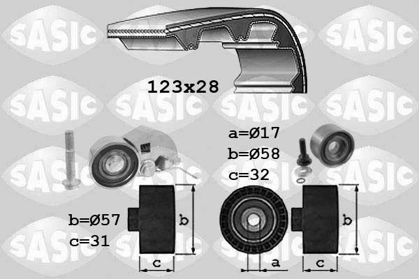 Sasic 1756030 - Kit de distribution droxauto.com
