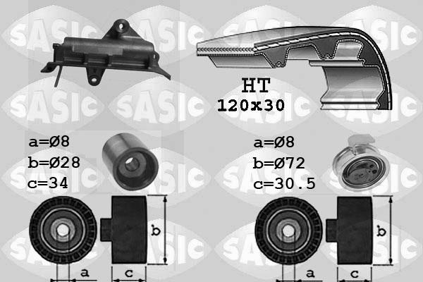 Sasic 1756020 - Kit de distribution droxauto.com
