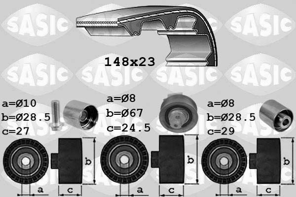 Sasic 1756074 - Kit de distribution droxauto.com