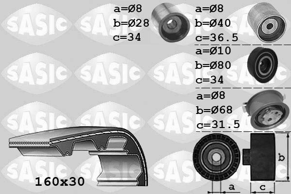 Sasic 1756070 - Kit de distribution droxauto.com