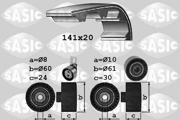 Sasic 1750044 - Kit de distribution droxauto.com