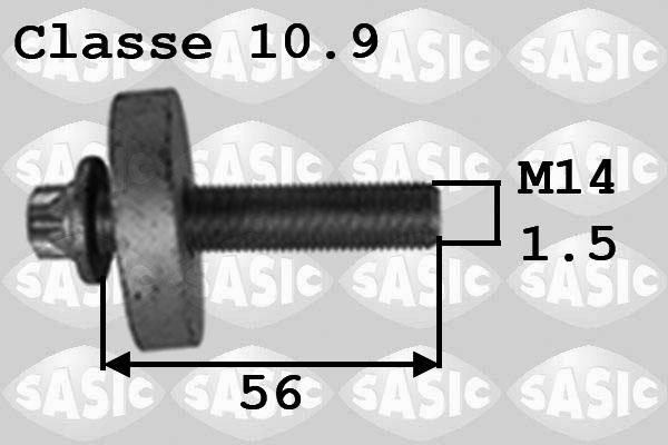 Sasic 8704010 - Vis de poulie droxauto.com
