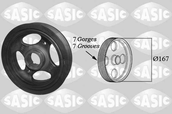 Sasic 2156087 - Poulie, vilebrequin droxauto.com