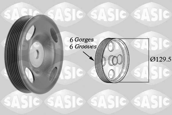 Sasic 2150047 - Poulie, vilebrequin droxauto.com