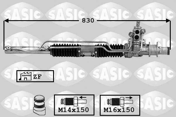 Sasic 7006072 - Crémaillière de direction droxauto.com
