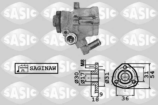 Sasic 7076008 - Pompe hydraulique, direction droxauto.com