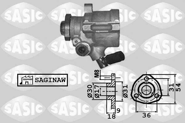 Sasic 7076039 - Pompe hydraulique, direction droxauto.com