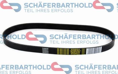Schferbarthold 902 06 552 01 11 - Courroie trapézoïdale à nervures droxauto.com
