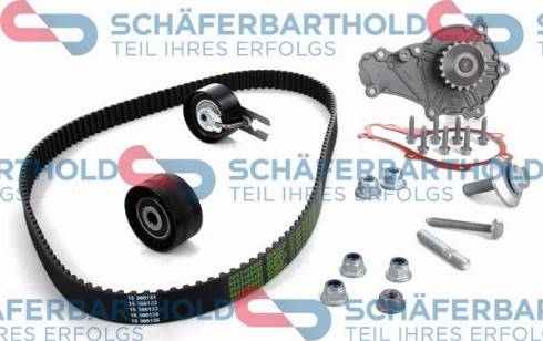 Schferbarthold 928 06 719 01 11 - Pompe à eau + kit de courroie de distribution droxauto.com