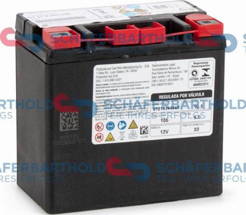 Schferbarthold 415 02 656 01 11 - Batterie de démarrage droxauto.com