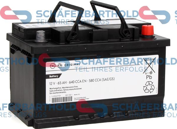 Schferbarthold 415 16 666 01 11 - Batterie de démarrage droxauto.com