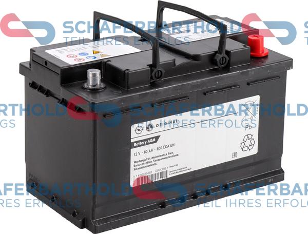 Schferbarthold 415 16 681 01 11 - Batterie de démarrage droxauto.com