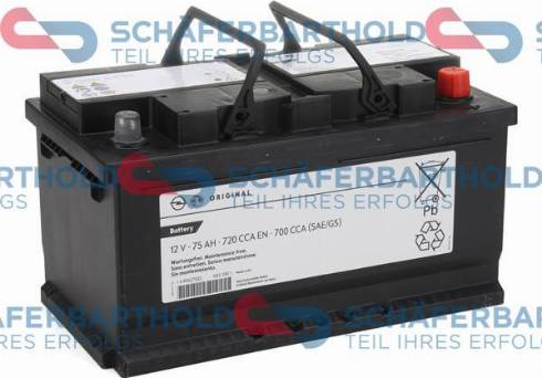 Schferbarthold 415 16 675 01 11 - Batterie de démarrage droxauto.com