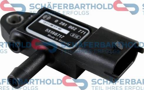 Schferbarthold 412 16 201 01 11 - Capteur, pression des gaz échappement droxauto.com