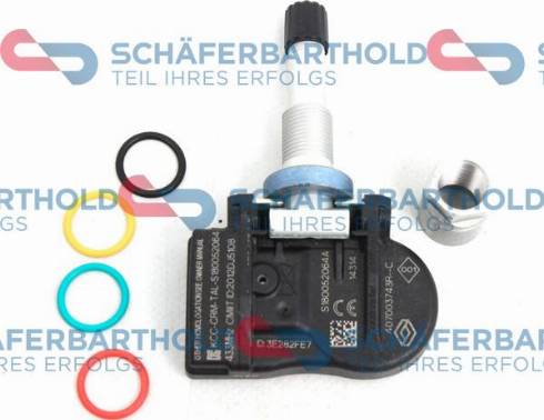 Schferbarthold 412 28 510 01 11 - Capteur de roue, syst. de contrôle de pression des pneus droxauto.com