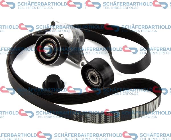 Schferbarthold 115 28 034 01 11 - Jeu de courroies trapézoïdales à nervures droxauto.com