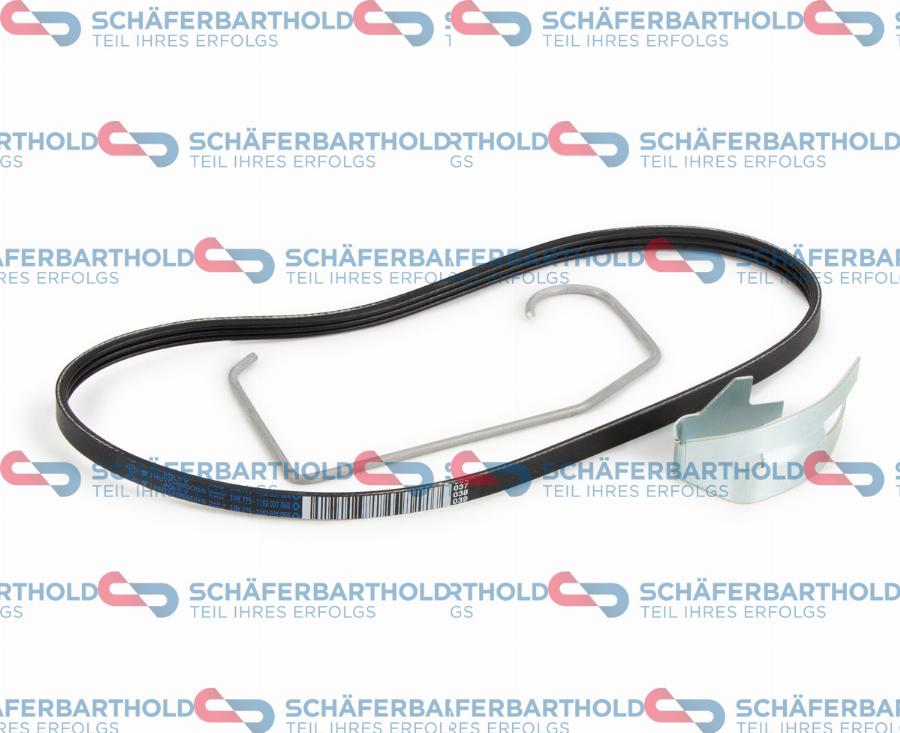 Schferbarthold 115 28 035 01 11 - Jeu de courroies trapézoïdales à nervures droxauto.com