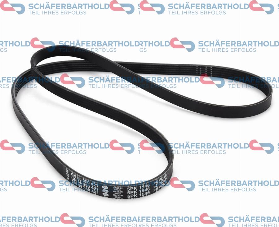 Schferbarthold 300 16 823 01 11 - Courroie trapézoïdale à nervures droxauto.com