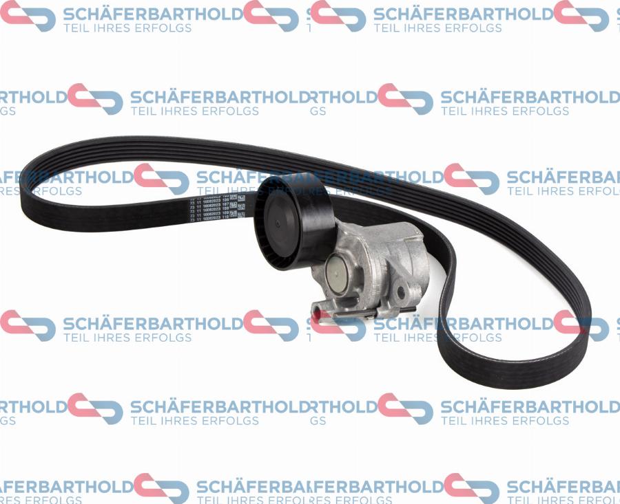 Schferbarthold 300 27 049 01 11 - Jeu de courroies trapézoïdales à nervures droxauto.com