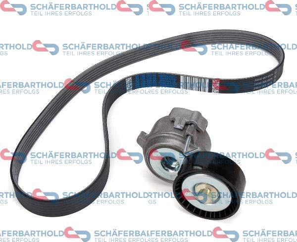 Schferbarthold 300 27 053 01 11 - Jeu de courroies trapézoïdales à nervures droxauto.com