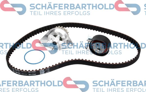 Schferbarthold 300 27 704 01 11 - Pompe à eau + kit de courroie de distribution droxauto.com