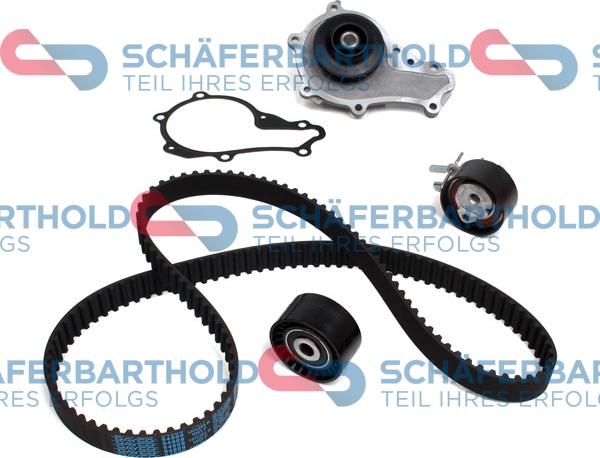 Schferbarthold 300 27 703 01 11 - Pompe à eau + kit de courroie de distribution droxauto.com