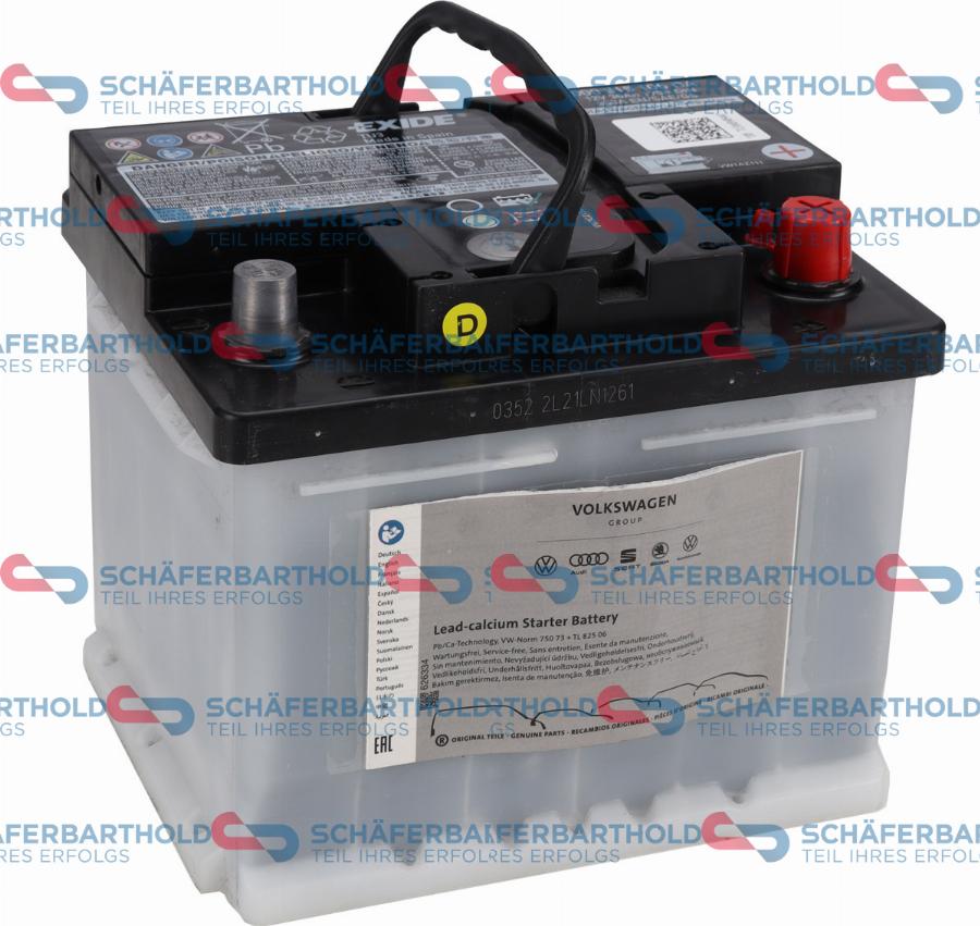 Schferbarthold 319 18 387 01 11 - Batterie de démarrage droxauto.com